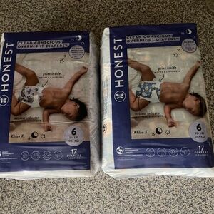 Honest Overnight Diapers Size 6